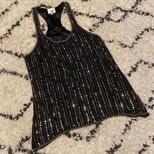 Parker Sequin and Beaded Racerback